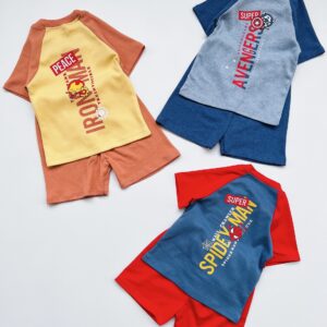 Boys Marvel Print Two Piece Set Wholesale Boys Clothes