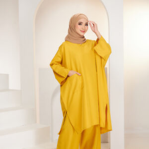 Mustard Muslim wear women's Islamic clothes