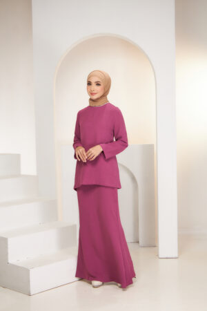 Fancy Pearl Baju Kurung Muslimah Basic Style