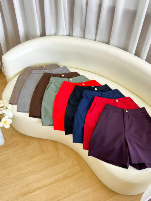 Women Shorts Korean Soft Kaki cotton Plain High Quality