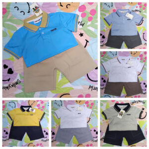 Exclusive Basic Polo set Baby Boys 1y-9y